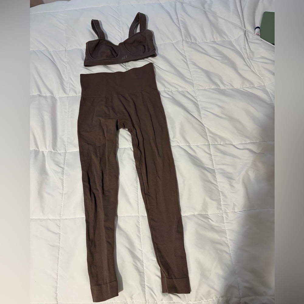 SET Active Purple High-Waist workout set